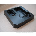 Factory direct cosmetic makeup inner box packaging plastic flocking trays